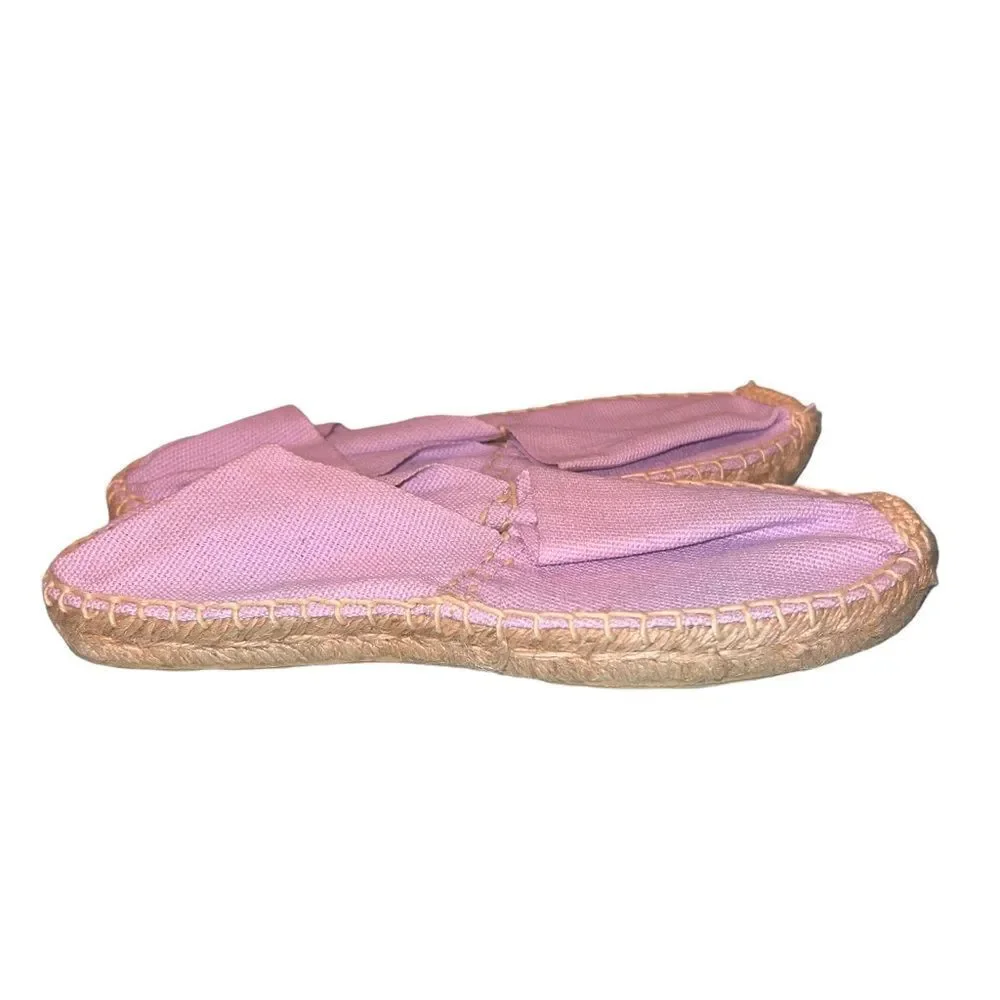 Cosido A Mano lavender and tan espadrilles flats women’s‎ size 5 US / EU size 35
